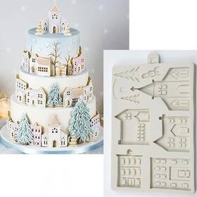 Jggzone 663250887168 3d Xmas Christmas Tree House Silicone Mold For Fondant Cake Decor Chocolate S Jggzone 663250887168 3d Xmas Christmas Tree House Silicone Mold For Fondant Cake Decor Chocolate S