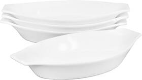 Jinsongdafa 313096787794 6 Inch X 4 Ceramic Oval Small Au Gratin Baking Dishes 7 Oz Set Of Banana Split B