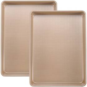 Joho Baking 732140716069 Cookie Sheets Pan Set Large For Oven Nonstick Jelly Ro