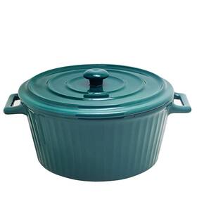 Jomop 783044992226 Casserole Dish With Lid 1.1 Quart Ceramic Pan For Bakeware Oven Colorful 1 Dark