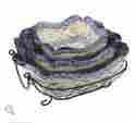 K39179 Temp-tations Old World 6-pc Baking Serving Set Blue