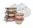 K40159 Temp-tations Old World 13-pc Round Baker Set W Lid-its