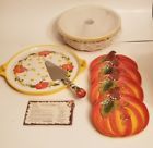 K42202 Figural Pumpkin Patch Bake Serve Set Receipes