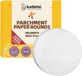 Katbite 313095729702 9 Inch Parchment Paper Rounds 200pcs Cake Circles Heavy Duty