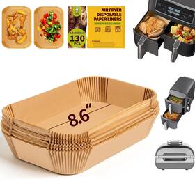 B0bn3q9gmr Katbite 130pcs Air Fryer Liners - Disposable Rectangle Thick Parchment Paper
