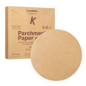 Cab-10x200 Katbite 200pcs 10 Inch Parchment Paper Rounds Unbleached And Non-stick Precut