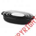 Kblr04nsob Black 4-piece Ceramic Onyx - Bakeware Kitchenaid Set Nesting