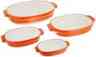 Kblr04nspn Nesting Set Persimmon Ceramic Kitchenaid Bakeware 4-piece -