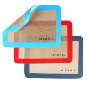 Yx-bk-01-s03 Kickoil Small Silicone Baking Mats Quarter Sheet Non Stick Reusable Oven L Inch