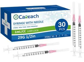 K-c-1ml-30 Kid2kit 30pcs 1ml 29 Gauge 1/2in For Lab Refilling Supplies Industrial Dispensing M