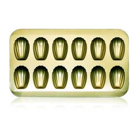 Kilimazart 764560061870 Nonstick Madeleine Pan 12-cup Heavy Duty Shell Shape Baking Cake Mold Tray G