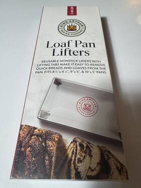 50612k King Arthur Baking Silicone Loaf Pan Lifters Set Of 2 Nonstick 500f Safe