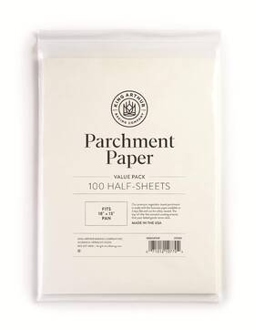 5854 King Arthur Professional-grade Pre Cut Parchment Paper Sheets For Baking 100 Co