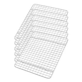 Cr6s01us Kitchen Kemistry 6 Pack Stainless Steel Cooling Racks 8x11.75 Inch Oven And Dishwasher Safe For Baking Cr6s01us Kitchen Kemistry 6 Pack Stainless Steel Cooling Racks 8x11.75 Inch Oven And Dishwasher Safe For Baking
