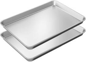 Kitchen Nerds 197644123407 Baking Sheet Pan 9x13 Non Sheets For Oven In Rust Free Best Cookie She