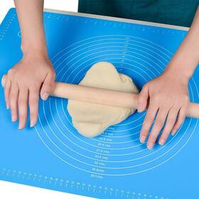 Kitzer 221243362081 Non Stick Silicone Baking Mat Blue 25 Inches X 18 Slip On Surfaces Fo