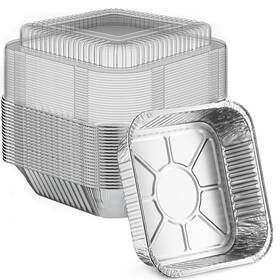 8lbkp Kmandaovirex 8 8x8 Square Aluminum Baking Cake Pans With Clear Plastic Lids Foil 8lbkp Kmandaovirex 8 8x8 Square Aluminum Baking Cake Pans With Clear Plastic Lids Foil