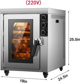 Oven-450b Kolice 709688287023 Auto Commercial Multifunctional Chicken Oven Rotary Electric Rotisserie-220v Oven-450b Kolice 709688287023 Auto Commercial Multifunctional Chicken Oven Rotary Electric Rotisserie-220v