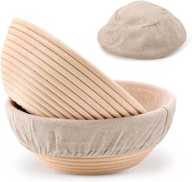 Komiikka 313093275256 Sourdough Bread Proofing Baskets Set Of 2 For Sour Dough Baking Supplies