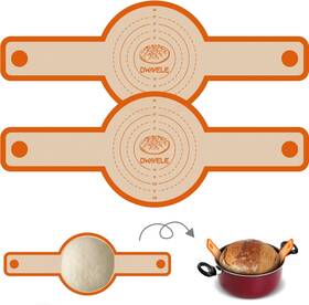 Koolstuffs 744759449580 Silicone Bread Sling For Dutch Oven Non-stick And Easy To Clean Baking Mat