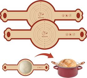 Cbd-1 Koolstuffs Silicone Bread Sling 2 Pack Non-stick And Easy To Clean Reusable