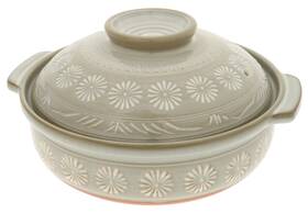 Kotobuki 815456025107 Donabe Japanese Hot Pot Large Gray