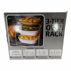 Ko-512 Kovot 3-tier Oven Rack Folds Nickel-chrome Plated 13.5 Inch X 11 10.5 With Box Ko-512 Kovot 3-tier Oven Rack Folds Nickel-chrome Plated 13.5 Inch X 11 10.5 With Box
