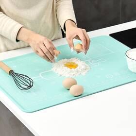 Kr 726084553095 Silicone Baking Mat 20 Inch L X 28 W Extra Thick Dough Rolling Pad With Measurements