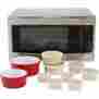 24409496059 Ktmw18sw La Cuisine Stoneware Set 18 Piece By Lacuisine Oven Microwave Dishwasher Safe Wow