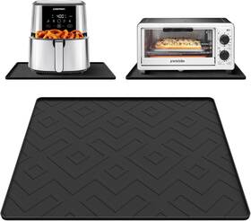 K009 Kvrg Silicone Heat Resistant Mat For Air 17.7 Inch L X 15 W Black