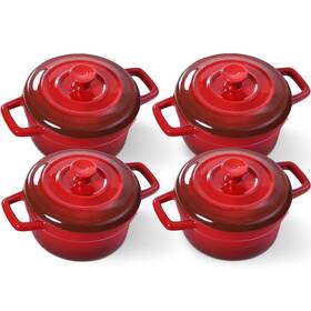 10058-1 Lareina Mini Cocotte 12oz Ceramic Casserole Dishes Kitchen Sets W 10058-1 Lareina Mini Cocotte 12oz Ceramic Casserole Dishes Kitchen Sets W