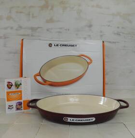 20188036949001 Le Creuset Signature Cast Iron 3 Quart Oval Baker Rhone - New