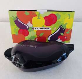 61805383400030 Le Creuset Eggplant Casserole Cocotte Stoneware New In Box