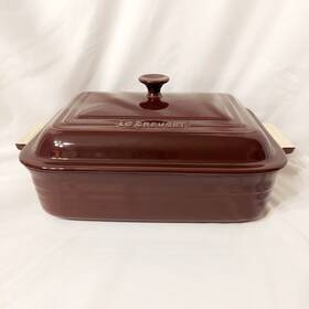 Le Creuset 630870023481 Stoneware Rectangular Baking Dish - Espresso 4.5 Quart 12.5 Inch
