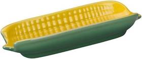 Le Creuset 630870111683 Of America Stoneware Corn Dish 8 1/2 Inch Fennel