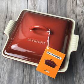 Le Creuset 630870155892 Heritage Shallow Square Quart Nwt 14-52 Le Creuset 630870155892 Heritage Shallow Square Quart Nwt 14-52