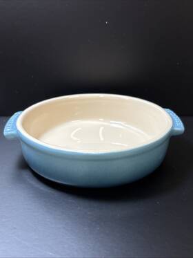 Le Creuset 630870198097 Tapas Dish 14cm - Blue 19-12 New With Original Sticker No Box Le Creuset 630870198097 Tapas Dish 14cm - Blue 19-12 New With Original Sticker No Box