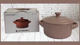 Le Creuset 630870207690 Stoneware Sugar Pink Petite Casserole Mini-cocotte 8 Oz - New In Box