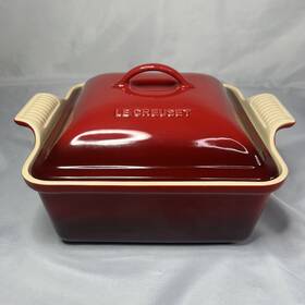 Le Creuset 630870283335 Heritage Square Casserole Dish 9 Inches Baking With Lid Le Creuset 630870283335 Heritage Square Casserole Dish 9 Inches Baking With Lid