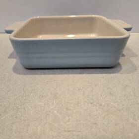 Le Creuset 840457408963 Nwt Square Dish 14cm Stoneware Sky Blue Baking 6 Inch X6