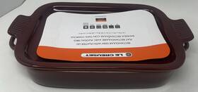 Le Creuset 843251182329 Stoneware Rectangular Dish With Lid Rh Ne 14.75x9x2.5 Never Used