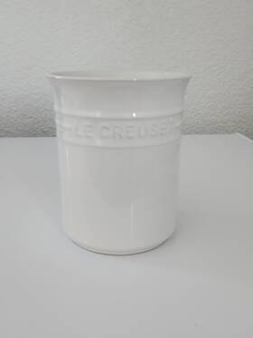 Le Creuset 843251193066 Stoneware Utensil Crock Holder 1l White Color New