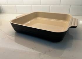 Le Creuset 843251193486 Black Onyx Stoneware 9 Inch X9 23 Cm Square Baking Pan Dish Casserole Nwt