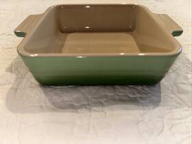 Le Creuset 843251193578 Nwt Stoneware 14cm Square Dish Rosemary Green Color