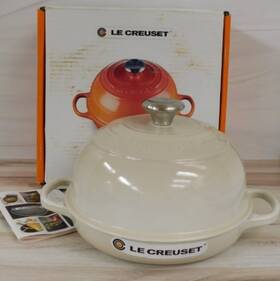Ls2101-24716ss Le Creuset Enameled Cast Iron 1.75 Quart Bread Oven Meringue - New