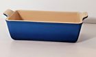 Le Creuset Nwt Heritage Loaf Pan Dish Blue Ceramic Hereitage