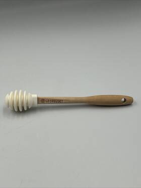 Bb221-16 Le Creuset Of America White Silicone Honey Dipper