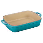 Le Creuset Signature Roaster 5-1 4 Quart Color Caribbean Teal 024147243649