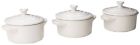 Le Creuset Stoneware Christmas Color Cocottes Set Of 3 Sale 0630870074018