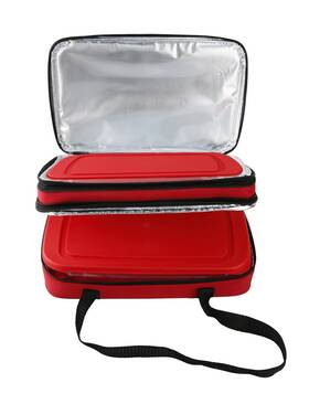 Le Regalo 736386010011 5 Piece Bake And Take Set - 2 Casseroles With Lids Dual Compartment Insulated Le Regalo 736386010011 5 Piece Bake And Take Set - 2 Casseroles With Lids Dual Compartment Insulated